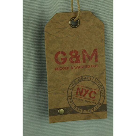 G&M Shorts 36 Flat Front Rugged Washed Out Inseam 10" Men’s New - Picture 6 of 7